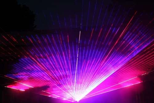 Lasershow Cottbus Germany