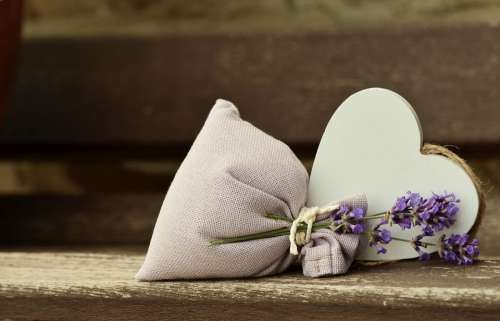 Lavender Fragrance Romantic Heart Lavender Bag