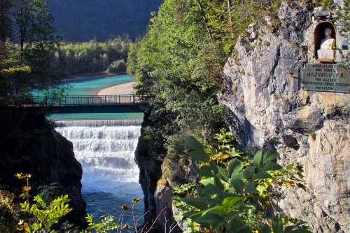 Lech Lechfall River Waterfall Places Of Interest