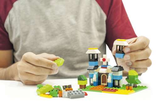 Lego Mount Play Pecinha Construction Church