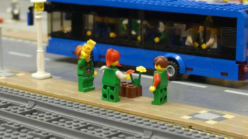 Lego Bus City Game Figurine