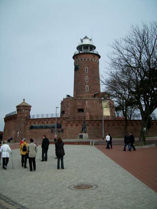 Lighthouse Kołobrzeg Baltic Sea Poland