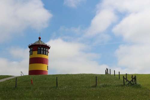 Lighthouse East Frisia Pilsum Otto Waalkes