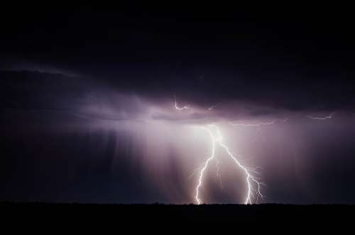 Lightning Bolt Lightning Power Storm Thunder Flash