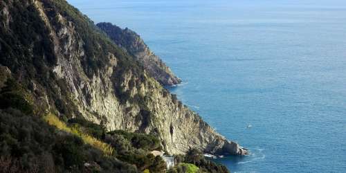 Liguria Sea Mediterranean Costa Landscape Levanto