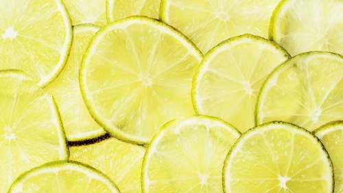 Lime Lemons Lime Slices Citrus Fruit Fruits