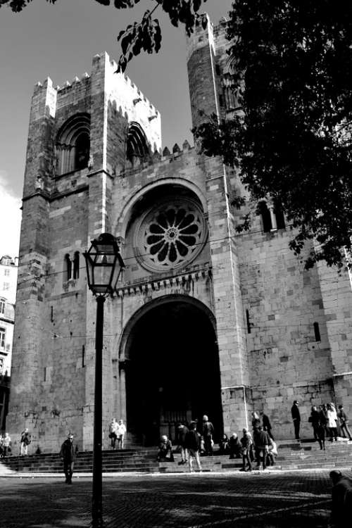 Lisbon Cathedral Architecture Church Landmark