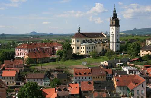 Litomerice Czech Republic City Church View