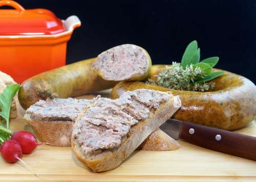 Liver Sausage Sausage Food Eat Delicious