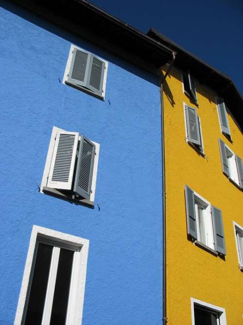 Locarno Houses Switzerland Architecture Facade