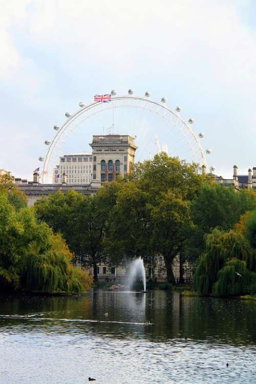 London Uk St James Park Europe Outdoor Spring