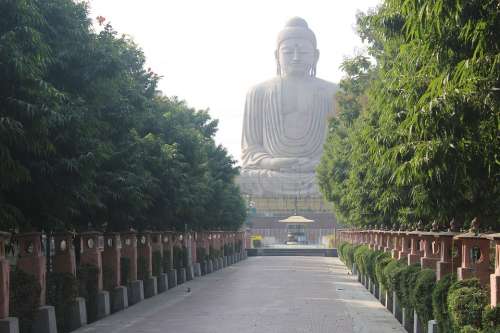 Lord Buddha Ancient Pagoda Sculpture Buddhist