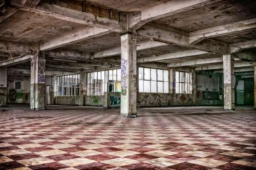 Lost Places Hall Columnar Pforphoto Lapsed