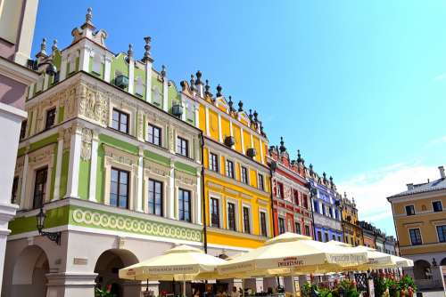 Lublin Rynek Poland City Architecture Summer