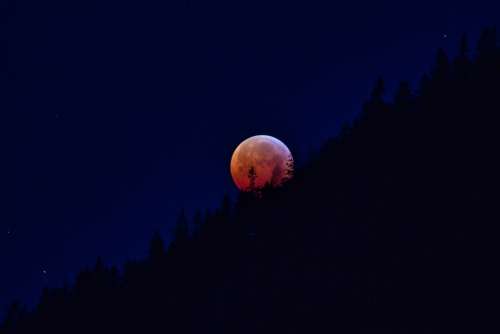 Lunar Eclipse Super Moon Blood Moon Moonlight