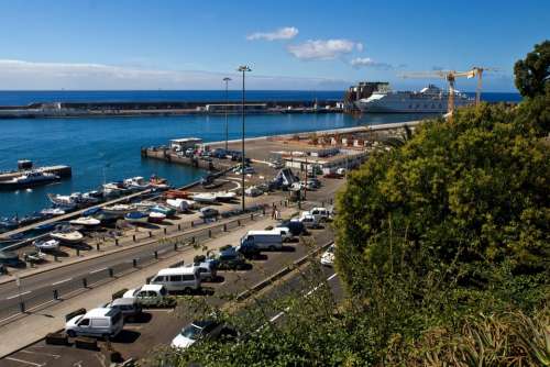 Madeira Port Funchal Ships