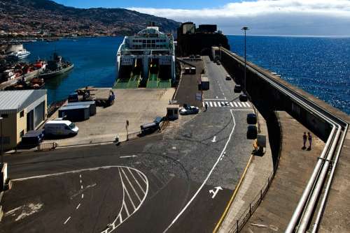 Madeira Funchal Port Ship