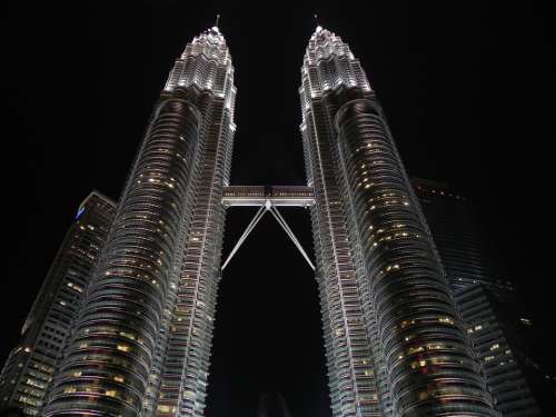 Malaysia Skyscrapers Kuala Lumpur City Petronas