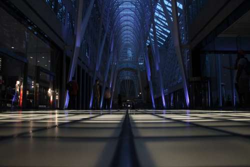 Mall Hall Huge Construction Interior Architecture