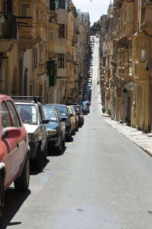 Malta Historic Center Autos Park Historically Road