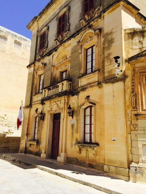Malta Building Old