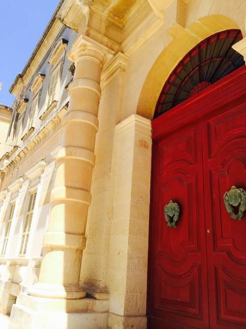 Malta Door Red