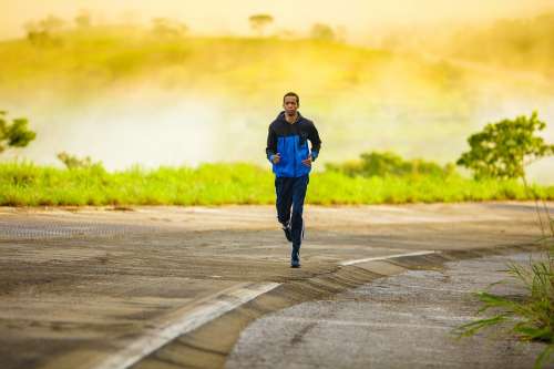 Man Jogging Running Man Exercise Healthy Run