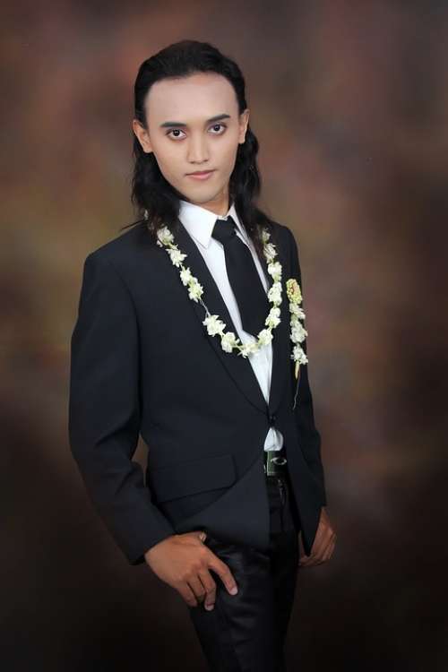 Man Groom Indonesian Java Party Wedding Male