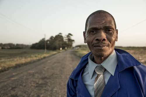 Man Male Black Portrait African Face Head