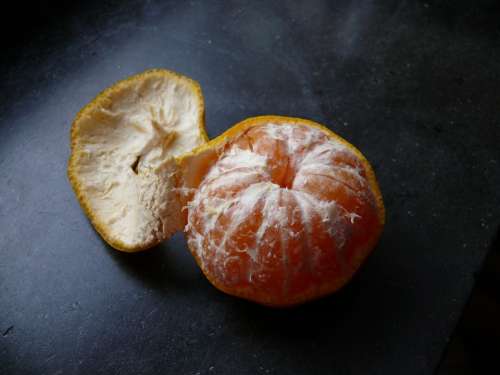 Mandarin Peel Off Peel Fruit Vitamins Delicious