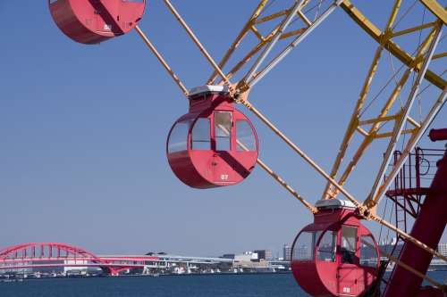 Manege Ferris Wheel Entertainment Nacelle