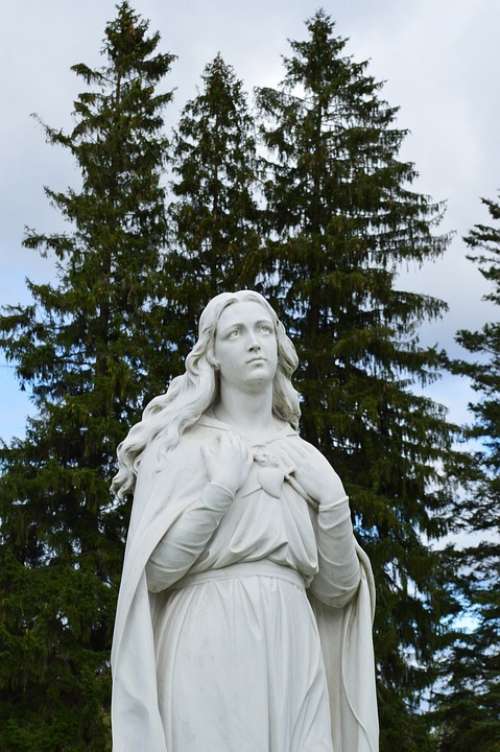Mary Mother Religion Christian Christianity Statue