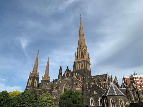 Melbourne Church Cathedral Christianity Australia