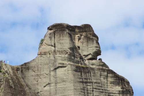 Meteora Rocks Sphinx Greece