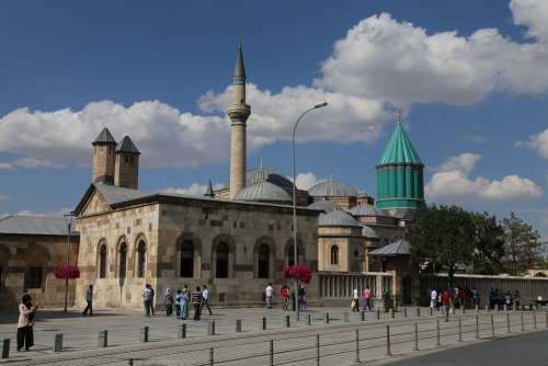 Mevlana Konya Cami Museum Turkey Minaret Dome