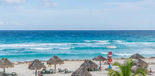 Mexico Cancun Caribbean Beach Huts Nature Huts