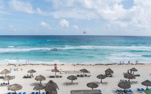 Mexico Cancun Caribbean Beach Huts Nature Huts