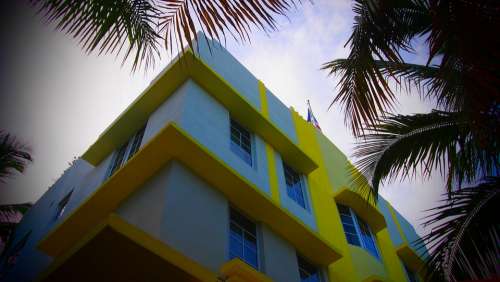 Miami Art Decoration Usa Architecture