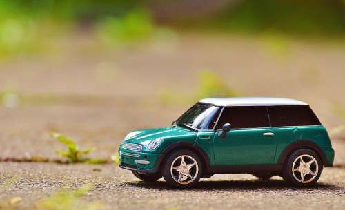 Mini Cooper Auto Model Vehicle Mini Green
