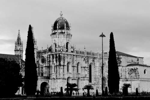 Monastery Lisbon Portugal Architecture Church