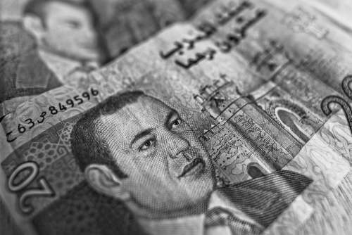 Money Cash Dirham Moroccan Currency Banknote