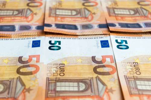 Money Euro Banknotes Euro Finance Business