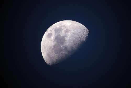 Moon Sky Luna Lunar Universe Celestial Bright
