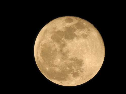 Moon Full Moon At Night Moonlight Luna Astronomy