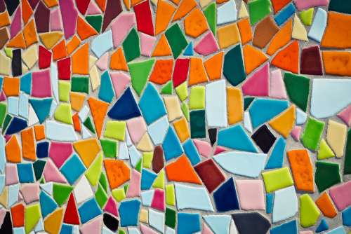 Mosaic Tiles Pattern Texture Background Ornament