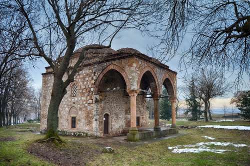 Mosque Serbia Old Historic Europe Travel