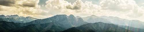 Mountains Tatry Giewont Panorama Poland Landscape