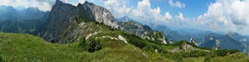 Mountains Alps Panorama