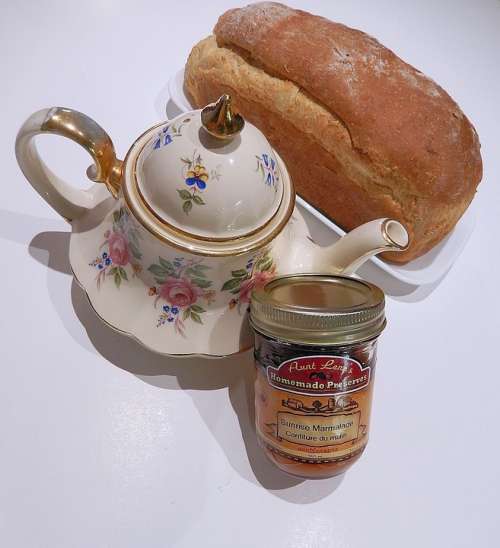 Multi Grain Bread Teapot Marmalade Oats Corn