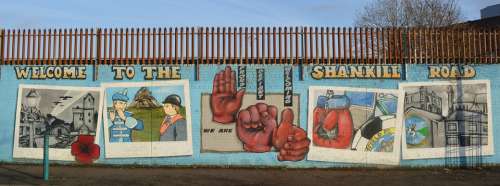 Mural Belfast Conflict Shankill Road